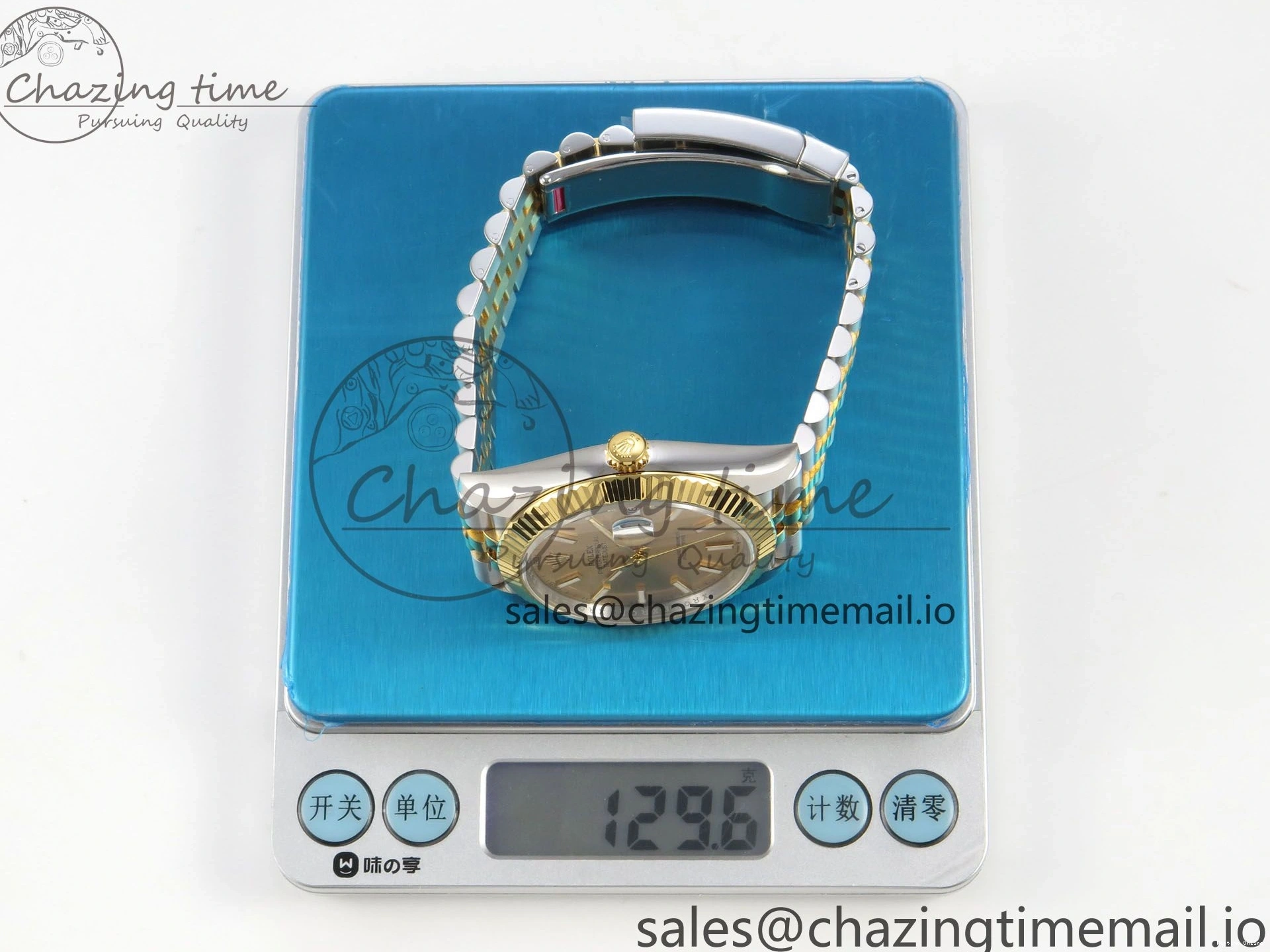 1227 DateJust 41 126333 SS YG ARF 1:1 Best Edition YG Stick Dial on Jubilee Bracelet SH3235 (Weighted) Effortless 216